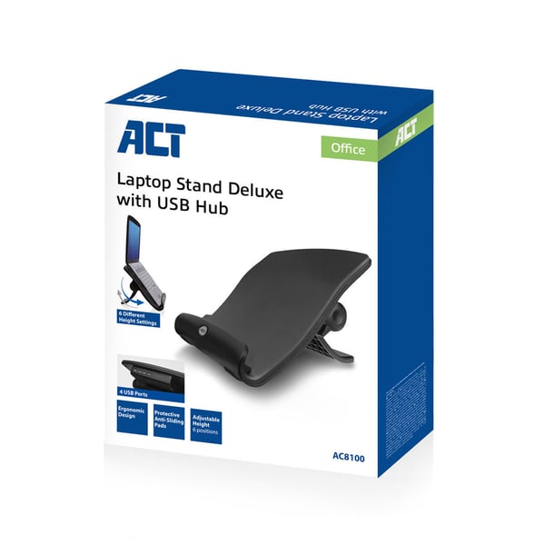 ACT AC8100 laptop stativ Sort 43,9 cm (17.3")
