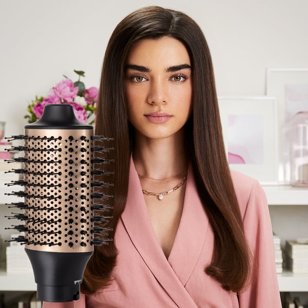 Bellissima Air Wonder 8 in 1 Varmluftsborste Varm Guld, Vit 1000 W 1,8 m