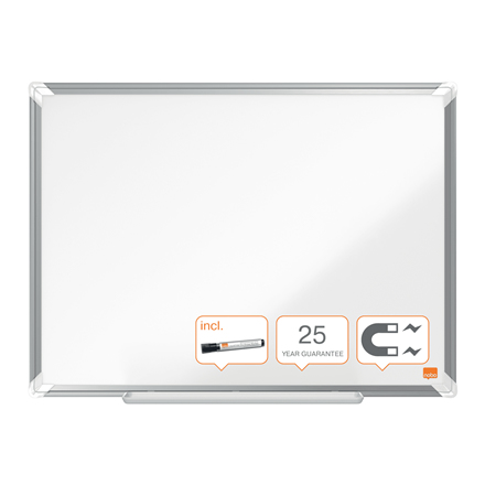 Nobo Premium Plus emaljeret magnetisk whiteboard 60x45cm