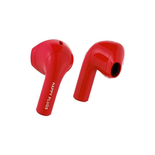 Happy Plugs JOY Hörlurar True Wireless Stereo (TWS) I öra Samtal/musik/sport/vardag Bluetooth Röd