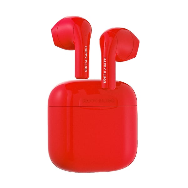 Happy Plugs JOY Hörlurar True Wireless Stereo (TWS) I öra Samtal/musik/sport/vardag Bluetooth Röd