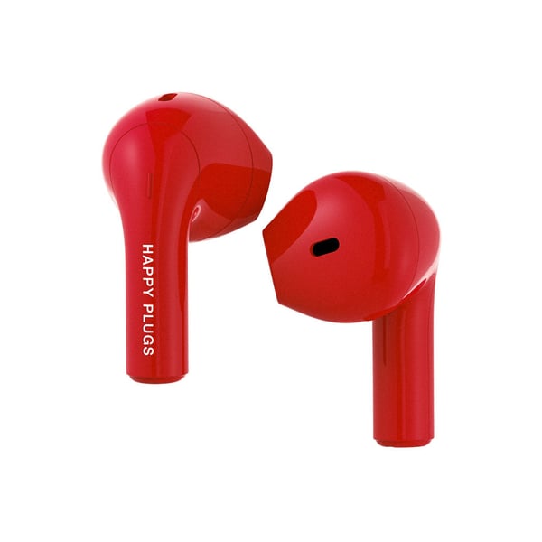 Happy Plugs JOY Hörlurar True Wireless Stereo (TWS) I öra Samtal/musik/sport/vardag Bluetooth Röd