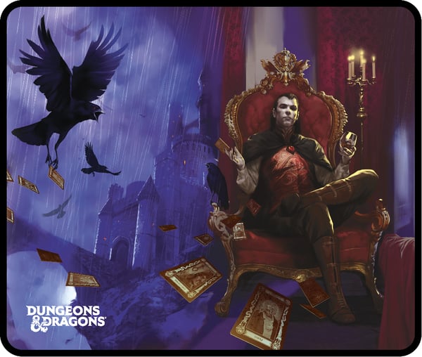 Konix KX DND MOUSEPAD CURSE OF STRAHD Spelmusmatta Lila, Röd