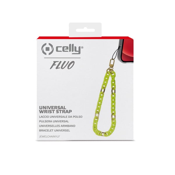 Celly JEWELCHAINYLF Tilbehør til smartphones og mobiltelefoner Bøjle
