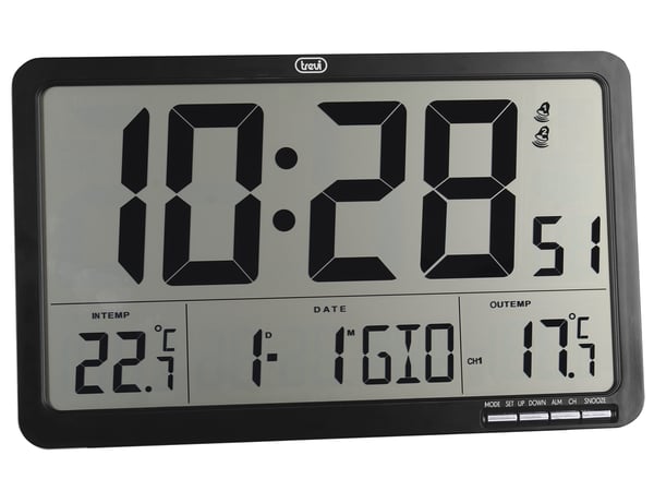 Trevi OM 3560 RC Svart LCD Batteri