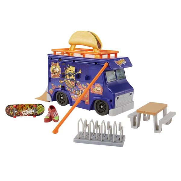 Hot Wheels Action Skate Taco Truck Play Case