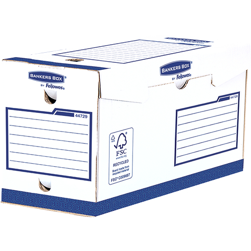 Fellowes 4472902 kansioiden säilytyslaatikko Paperi Sininen, Valkoinen