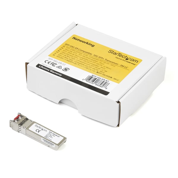 StarTech.com SFP-10G-ER-ST modul til netværksmodtager Fiberoptisk 10000 Mbit/s SFP+ 1550 nm
