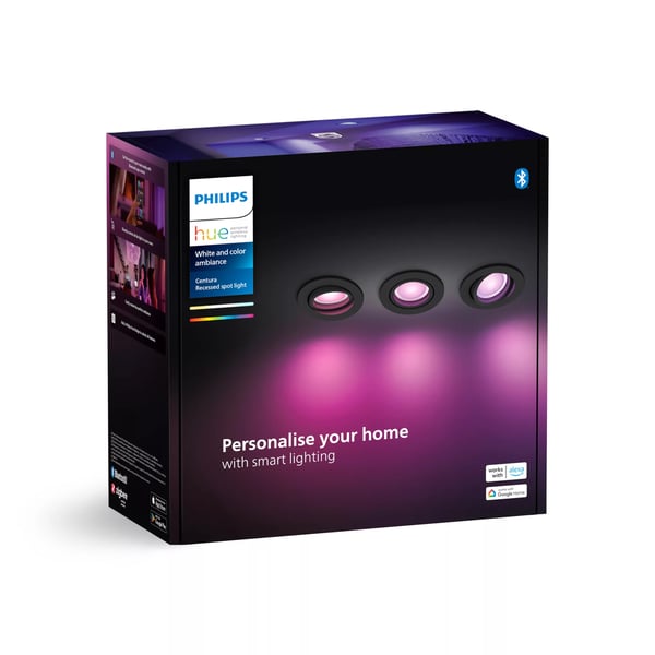 Philips Hue White and Color ambiance Centura indbygningsspots 3-pak