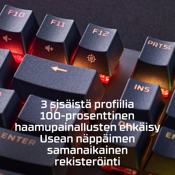 HyperX Alloy Origins PBT HX Red – mekaaninen pelinäppäimistö