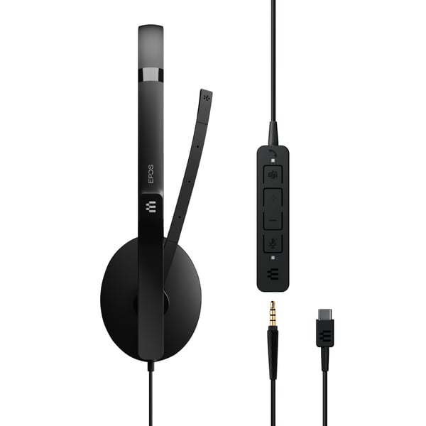 EPOS ADAPT 165T USB-C II Kuulokkeet Langallinen Pääpanta Toimisto/puhelukeskus USB Type-C Musta