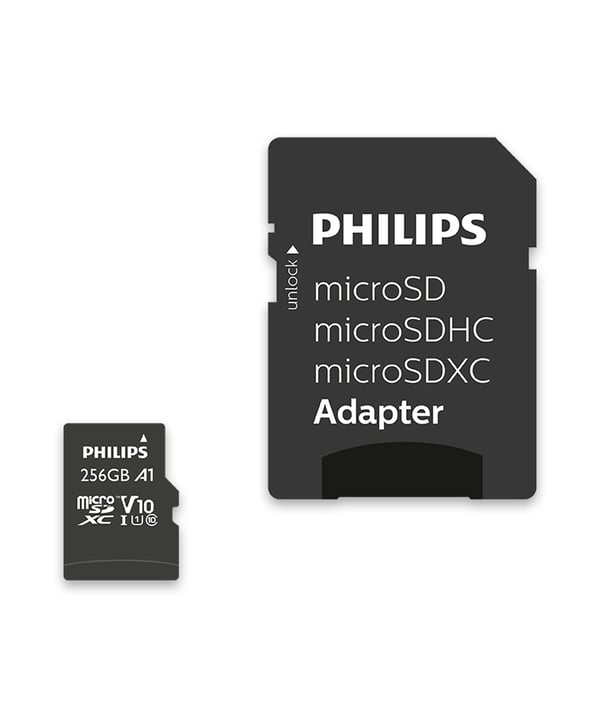 Philips FM25MP45B/00 flashminne 256 GB MicroSDHC UHS-I Klass 10 Philips FM25MP45B/00 flashminne 256 GB MicroSDHC UHS-I Klass 10