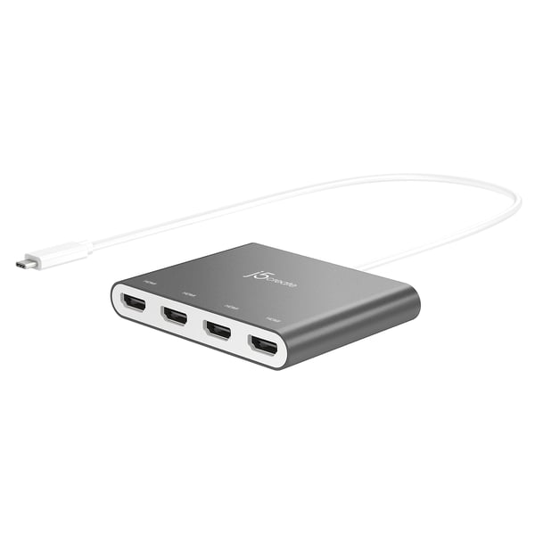 j5create JCA366-N USB-C™ til 4-ports HDMI™ multi-skærmadapter