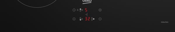 Beko HII63405MT keittolevy Musta Kiinteä 60 cm Keittoalueinduktioliesi 3 alue(tta)