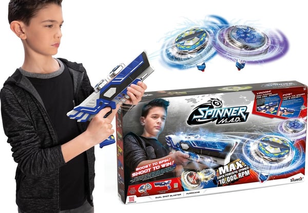 Silverlit Spinner M.A.D. Dual Shot Blaster Kieppuva hyrrä