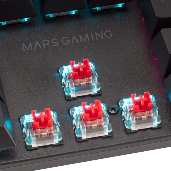 Mars Gaming MK422 tastatur Spil USB Italiensk Sort