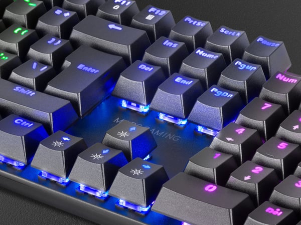 Mars Gaming MK422 tastatur Spil USB Italiensk Sort