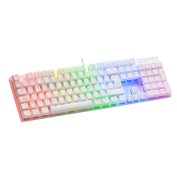 Mars Gaming MK422 näppäimistö Pelaaminen USB QWERTY Englanti (US) Valkoinen