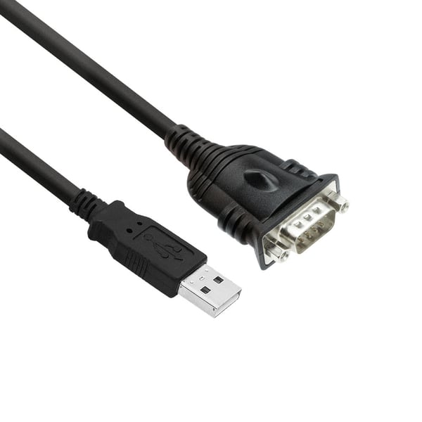ACT EM1016 seriella kablar Svart 0,6 m USB Type-A DB-9