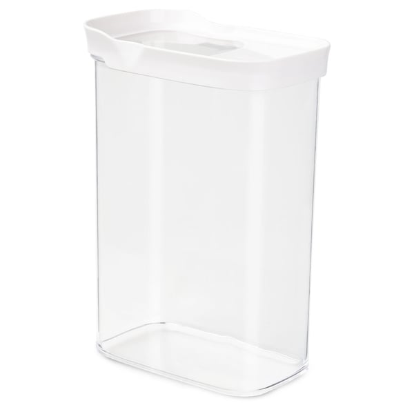 EMSA Optima Rektangulär Container 2,2 l Transparent, Vit 1 styck