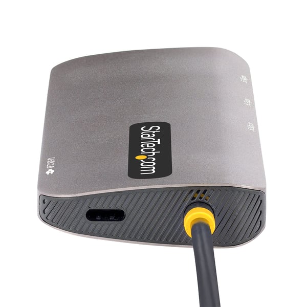 StarTech.com USB C -moniporttisovitin, 4K 60 Hz HDMI-video, 3-porttinen 5 Gbps USB-A 3.2 -keskitin, 100 W virransyöttö