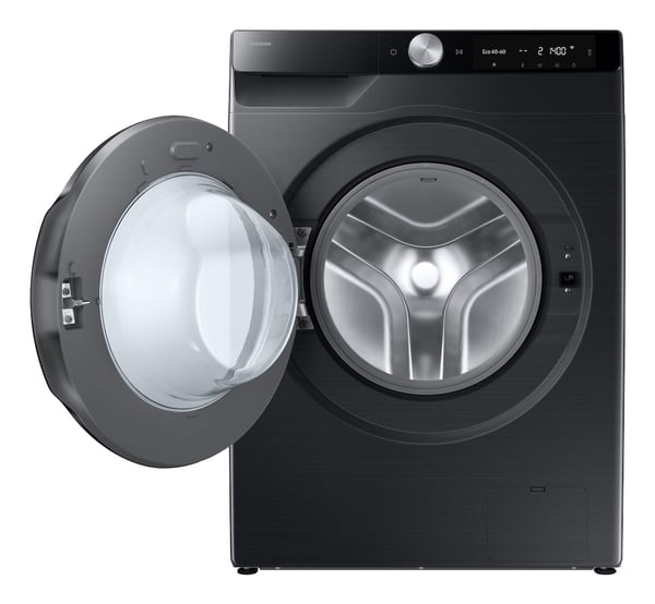 Samsung WD90DG6G94BB/U3 vaskemaskine - tørretumbler Fritstående Front-læsning Sort
