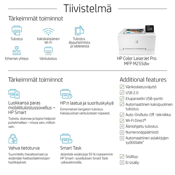 HP Color LaserJet Pro M255dw