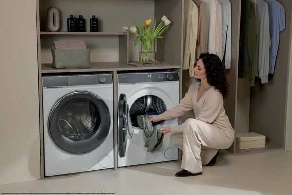 Haier X Series 7 HD90-A367U1-IT tørretumbler Fritstående Front-læsning 9 kg Hvid