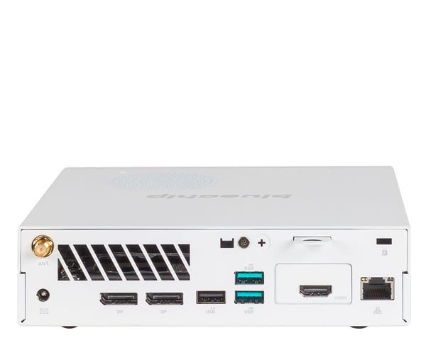bluechip BUSINESSline S3159 *white* Intel® Core™ i5 Prozessor 14400 / bis zu 4.70 GHz, Windows 11 Pro, Intel® B760, 8 GB DDR5, 500 GB NVMe SSD, Intel® Wi-Fi 6E AX211, Bluetooth 5.3, Gigabit Ethernet, Intel® UHD Grafik i5-13400 DDR5-SDRAM Mini PC Mini-PC Vit