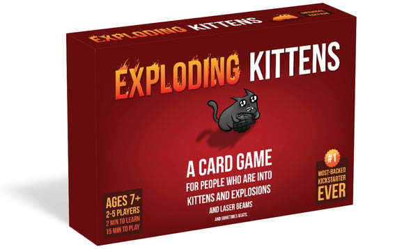 Asmodee Exploding Kittens Komanauten Kortspel Turspel