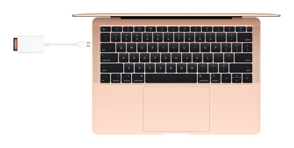 Apple USB-C til SD-kortlæser - Kortlæser (SD UHS-II)