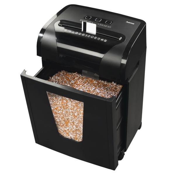 Hama Premium M10 dokumentförstörare Mikrostrimling 62 dB 22 cm Svart