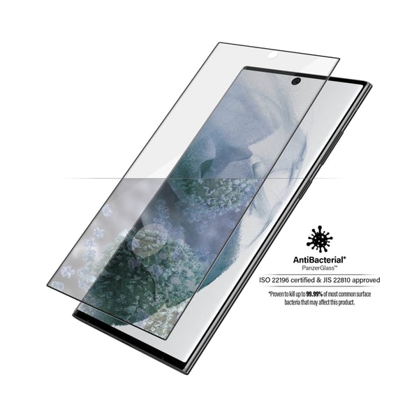 PanzerGlass ® UltraForce1 Samsung Galaxy S22 Ultra 5G | Skærmbeskyttelse