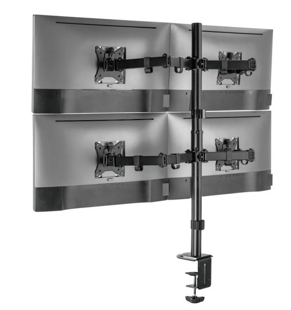 Equip 650159 skærmbeslag og -stativer 81,3 cm (32") Skrivebord Sort