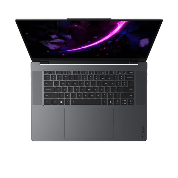 Lenovo Yoga Pro 9 16IPH11 Copilot+ PC Intel Core Ultra 9 386H Kannettava tietokone 40,6 cm (16") Kosketusnäyttö 3.2K 64 GB LPDDR5x-SDRAM 2 TB SSD NVIDIA GeForce RTX 5070 Wi-Fi 7 (802.11be) Windows 11 Home Harmaa ranska