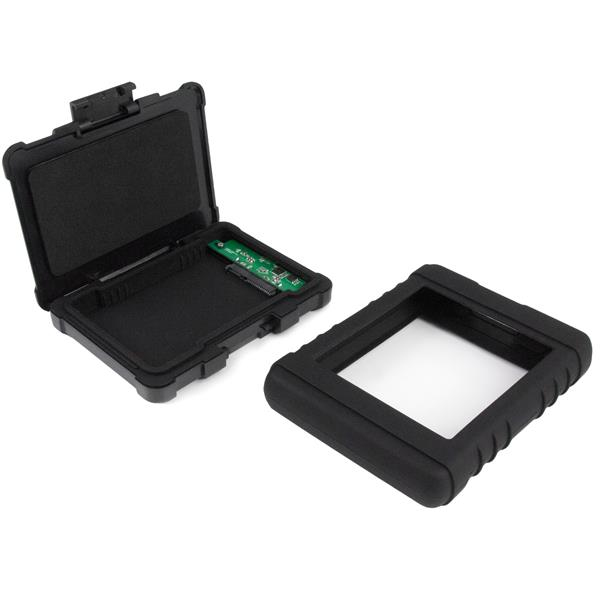 StarTech.com S251BRU33 tallennusaseman kotelo HDD-/SSD-kotelo Musta 2.5"