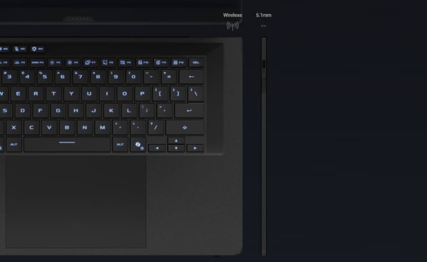 ASUS ROG Zephyrus Duo GX651AX-SR004W Intel Core Ultra 9 386H Hybrid (2-i-1) 40,6 cm (16") Berøringsskærm 3K 64 GB LPDDR5x-SDRAM 2 TB SSD NVIDIA GeForce RTX 5090 Wi-Fi 7 (802.11be) Windows 11 Home Grå QWERTZ Tysk