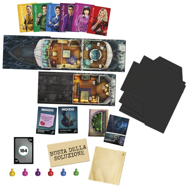 Hasbro Gaming Clue Sabotage on the High Seas 60 min Lautapeli Salapoliisi
