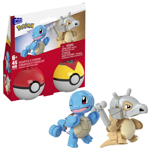 MEGA Pokémon Squirtle og Cubone