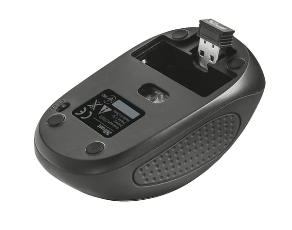 Trust Primo Silent datormöss Kontor Ambidextrous RF Trådlös Optisk 1600 DPI