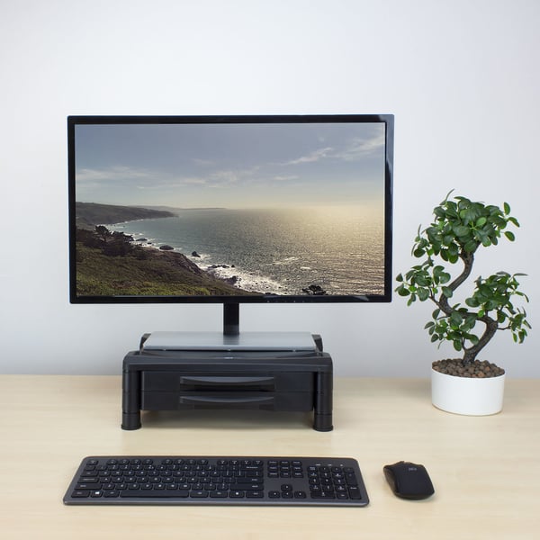 ACT AC8215 monitorin kiinnike ja jalusta 81,3 cm (32") Vastaanotto Musta