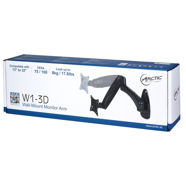 ARCTIC W1-3D 81,3 cm (32") Seinä Musta