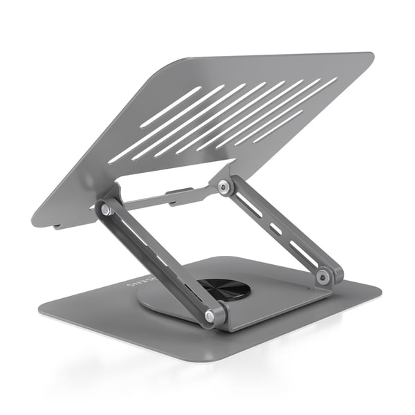 AISENS LP5SXL-487 kannettavan tietokoneen teline Kannettavan tietokoneen ja tabletin teline Harmaa 43,2 cm (17")
