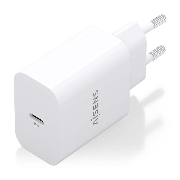 AISENS A110-0938 mobiililaitteen laturi Digitaalikamera, GPS, MP3, MP4, Matkapuhelin, Kannettava tietokone, Älypuhelin, Tabletti, Universaali Valkoinen AC Pikalataus Sisätila