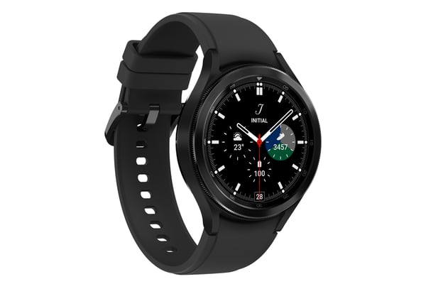 Samsung Galaxy Watch4 Classic 3,56 cm (1.4") OLED 46 mm Digital 450 x 450 pixlar Pekskärm 4G Svart Wi-Fi GPS