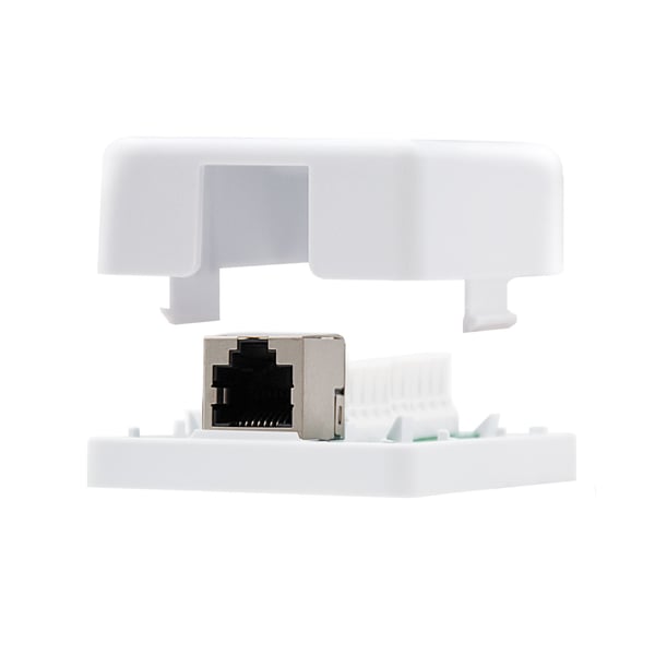 Nanocable 10.21.1601 stikkontakt RJ-45 Hvid