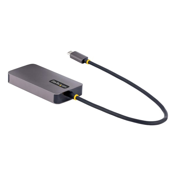 StarTech.com 118-USBC-HDMI-VGADVI USB grafisk adapter 3840 x 2160 pixel Grå