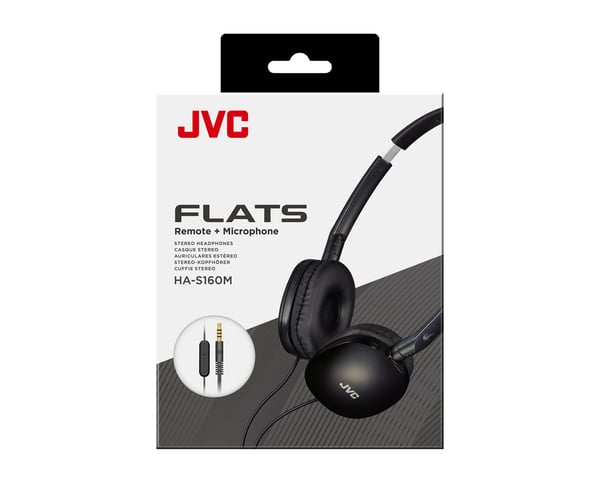JVC HA-S160M Headset Ledningsført Opkald/musik Sort