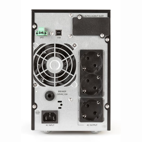 Salicru 699CA000001 UPS-enhed Dobbeltkonvertering (online) 0,7 kVA 630 W 3 AC stikkontakt(er)