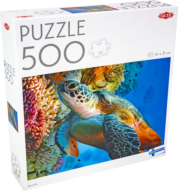 Tactic Lovers Sea Turtle Puslespil 500 stk Dyr